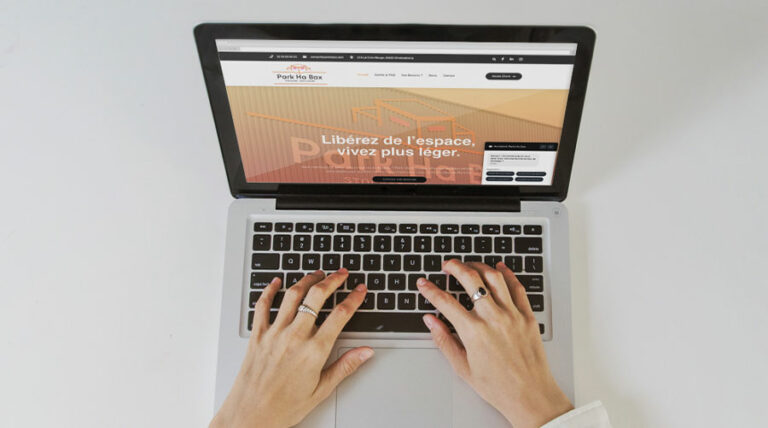 Site internet professionnel pour un centre de self-storage indépendant — captation de clients en ligne et réservation automatique avec Storagility