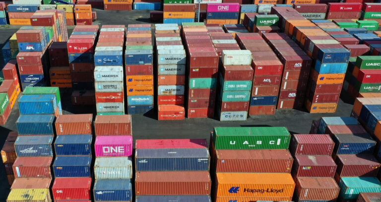 Planning visuel Storagility en Mode Containers pour un parc de containers maritimes